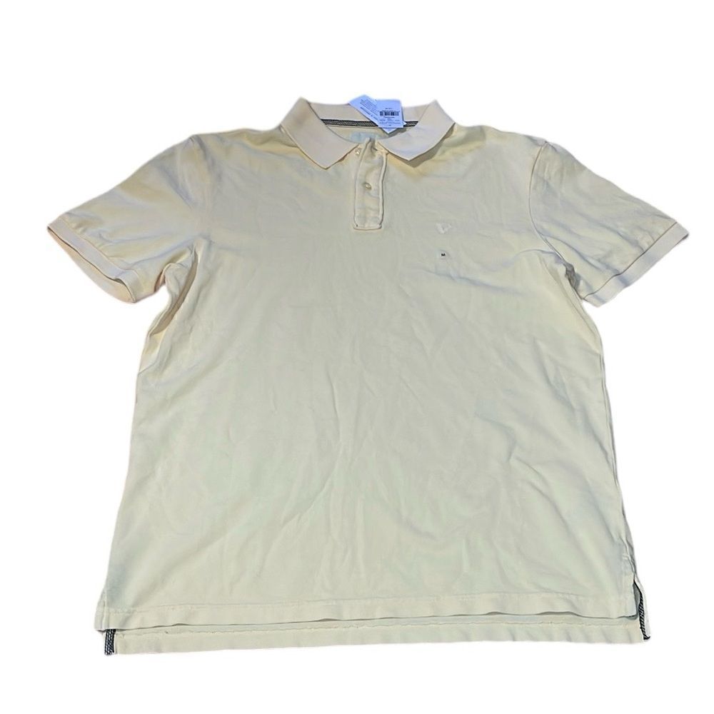 Men’s American Eagle Super Soft Polo, light yellow, Medium